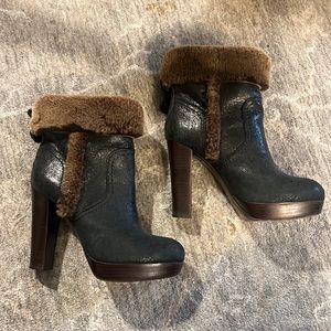 Tory Burch Shearling Booties